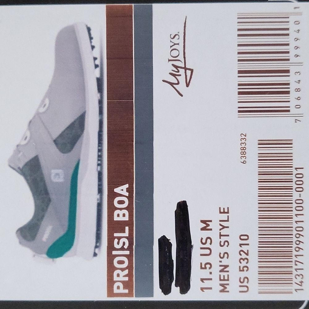 Brand New CUSTOM FootJoy golf shoes